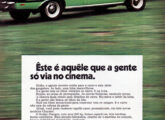 Publicidade para o cupê Charger 1971.