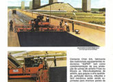 Propaganda Clemente Cifali de agosto de 1978 divulgando sua linha de viboacabadoras; a fotografia mostra o modelo SA-14, com 7,50 m de largura de pavimentação (fonte: João Luiz Knihs).
