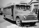 International 1952 encarroçado como lotação rodoviário de duas portas pela paulista Cicol (fonte: Régulo Franquine Ferrari).