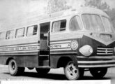 Rodoviário Cicol sobre chassi Ford fornecido em 1954 para o Expresso Itamarati; a empresa atendia à ligação entre São José do Rio Preto e Novo Horizonte, na região NO de São Paulo (fonte: Régulo Franquine Ferrari).