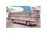 Este rodoviário de 1958 sobre chassi Mercedes-Benz LP-312 foi o primeiro modelo Ciferal com janelas inclinadas.
