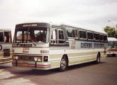 Dinossauro sobre Scania K 112 da Guerino Seiscento, tradicional operadora de Tupã (SP) (foto: João Filho Guimarães / onibusbrasil). 