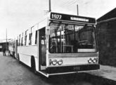 Protótipo do moderníssimo monobloco urbano apresentado pela Ciferal em 1977 (fonte: Jorge A. Ferreira Jr. / Transporte Moderno).