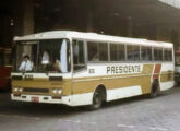 Ciferal Araguaia em chassi Mercedes-Benz O-355 da Viação Presidente, de Belo Horizonte (MG), chegando à Estação Rodoviária de sua cidade (foto: Donald Hudson / onibusbrasil).