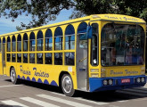 Modelo Jardineira operando em 2015 no transporte turístico de Guaíba (RS) (foto: Isaac Matos Preizner).