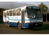 GLS Bus chileno montado sobre um chassi Mercedes-Benz OF inusitadamente curto (fonte: site chilebuses).