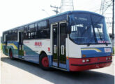 GLS montado num raro chassi Mafersa M-290, operado pela Viação Januária, de Mauá (SP) (foto: Ailton Florêncio / onibusbrasil).