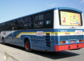 O mesmo ônibus em vista ¾ posterior (foto: Ailton Florêncio / onibusbrasil)..