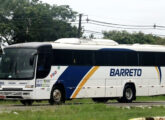 Cursor sobre Volvo B58 nas cores da Barreto Turismo, de Foz do Iguaçú (PR) (foto: Derles Borges Pichoff / dbpbuss).