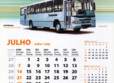 Ciferal Turquesa ilustrando uma das lâminas do calendário Marcopolo para 2002.