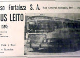 Ciferal-LP ilustrando publicidade do Expresso Fortaleza, de janeiro de 1967, divulgando a linha da capital cearense para o Rio de Janeiro, até 1973 operada pela empresa (fonte: Ivonaldo Holanda de Almeida).