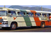 Ônibus semelhante, na frota da Viação Salutaris, de Paraíba do Sul (RJ) (foto: Augusto Antônio dos Santos; fonte: Ivonaldo Holanda de Almeida / ciadeonibus).