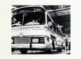 O protótipo FNM-Ciferal exposto no V Salão do Automóvel, no final de 1966 (foto: Transporte Moderno).