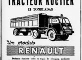 Como representante regional da Renault para o Sul do país, a Cirei também importava caminhões da marca francesa, como mostra esta publicidade de junho de 1954.