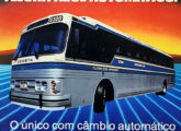 Publicidade Cometa de 1984 anunciando a introdução da transmissão automática em seus ônibus (fonte: Jorge A. Ferreira Jr.).