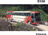 Folder de propaganda da Volvo ilustrado pelo ônibus Cobrasma CX 201 (fonte: Jorge A. Ferreira Jr.).