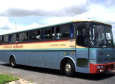 CX 201 em chassi Volvo B10M do Expresso Araguari, da cidade mineira de mesmo nome (foto: Ailton Florencio da Silva; fonte: Ivonaldo Holanda de Almeida / dbpbuss).