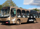 "Jardineira" para serviço turístico agregada em 2004 à frota da empresa Stadtbus, de Bagé (RS).