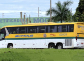 Campione 3.65 em chassi Volvo B12R da Viação Rotas do Triângulo, de Uberlândia (MG), ainda nas cores do Expresso Nacional, do qual adquiriu parte das rotas; a imagem foi tomada em Campo Mourão (PR) (foto: Isaac Matos Preizner).