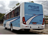 O ônibus da imagem anterior visto pela traseira (foto: Rafael da Silva / onibusbrasil).