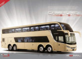 A Comil alcançou outro patamar no mercado de ônibus com o lançamento dos novos rodoviários, reposicionamento reforçado por persistentes campanhas publicitárias; esta é uma propaganda de março de 2012.