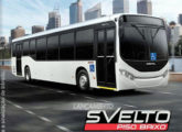 Publicidade de lançamento do novo Svelto na versão para chassis de piso baixo (fonte: Jorge A. Ferreira Jr.).