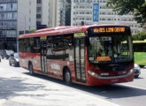 Mais um modelo semelhante, porém com chassi Mercedes-Benz O 500U, ar-condicionado e vidros colados, alocado ao sistema integrado de Niterói (RJ).