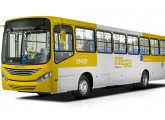 O estilo do urbano Svelto foi atualizado em 2012; o ônibus da imagem compõe a frota de 139 unidades adquiridas em 2014 para o transporte público de Salvador (BA).