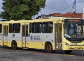 Svelto de três portas em chassi VW 17.230 OD do Expresso Rei de França, alocado ao Sistema Integrado de Transportes de São Luís (MA) (foto: Vinícius Ferreira / sportbus).