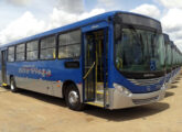 Frota de urbanos Svelto em chassi Mercedes-Benz OF-1721 adquirida em 2014 pela Viação Cidade de Boavista, de Boa Vista (RR) (foto: Luis Fernando Ribeiro / onibusbrasil).