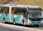 Outro Doppio BRT no sistema integrado de Belo Horizonte, este em chassi Mercedes-Benz O500 MA, operado pelo Expresso Unir (foto: Krayon Klein / onebusbr). 