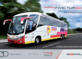 Invictus 1200 com mecânica Mercedes-Benz O500 RSD fornecido para o Expresso Maia, de Goiânia (GO), em propaganda Comil de junho de 2016.