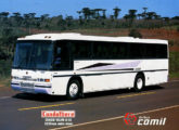 Capa de folheto preparado pela Comil para o modelo Condottiere equipando chassis Volvo B58 (fonte: Jorge A. Ferreira Jr.). 