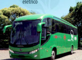 Um chassi elétrico BYD D9F com carroceria Comil Invictus 1200 é o tema desta anúncio de dezembro de 2020.