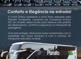 Publicidade de agosto de 2025 registrando a aquisição de oito DD em chassi Volvo B510R 8x2 pela Planalto Transportes, de Santa Maria (RS).
