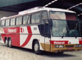 Gallegiante 3.60 do Expresso Itamarati, de São José do Rio Preto (SP); note que, ao contrário do carro da imagem anterior, este traz pequena grade, apesar do motor traseiro; tinha chassi Scania K 13 TL (foto: Marcos Alexandre / onibusbrasil).