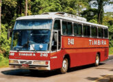 3.60 em chassi Volvo B12B do Expresso Timbira, de Fortaleza (CE), em 1997 cruzando a rodovia BR-316 em direção a Belém (PA) (fonte: Ônibus e Linhas Antigas de Fortaleza).
