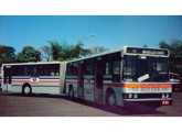 Articulado Scania de motor dianteiro S112CL alocado ao sistema integrado de Goiânia (foto: Carlos Jr.).