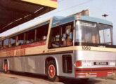 Pretendendo alcançar o mercado de rodoviários de prestígio, em 1981 a Condor apresentou o Anhanguera BR; apenas dois foram fabricados, ambos sobre chassi Scania BR 116, fornecidos para o Expresso Araguari, de Araguari (MG) (fote: Ivonaldo Holanda de Almeida / dbpbuss).