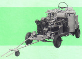 Máquina demarcadora de faixas autopropelida Consmaq 24 de 1985.