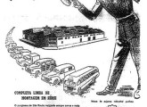 Propaganda de jornal anunciando o início de operação da fábrica Continental.