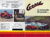 Folder de propaganda do buggy Cooper; os carros vinham com faixas decorativas nas laterais e no capô (fonte: Claudio Farias).