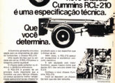 Em dezembro de 1975, meses antes do encerramento da fábrica, foi lançado o chassi de longarinas extensíveis RCL-210.