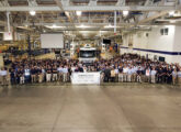Novembro de 2025: o 50.000o caminhão DAF sai da linha de produção brasileira.