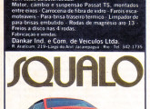 Esportivo Squalo, fabricado pela Dankar no início da década de 80.