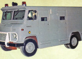 Carro-forte Demec de 1981 sobre chassi Mercedes-Benz 608: com este produto a empresa conquistou 90% do mercado nacional de veículos para transporte de valores.