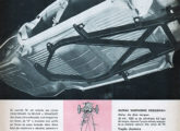 O DKW era original sob muitos aspectos, um deles seu chassi em X, tema desta publicidade de setembro de 1963.