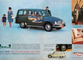 Propaganda de 1964 para a Vemaguet 1001; note, no rodapé, citação do modelo Caiçara "em sua nova versão" (fonte: portal bestcars).