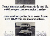 Publicidade VW de maio de 1967.