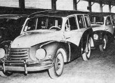 Caminhonetes DKW-Vemag 1957 prestes a deixarem a fábrica.